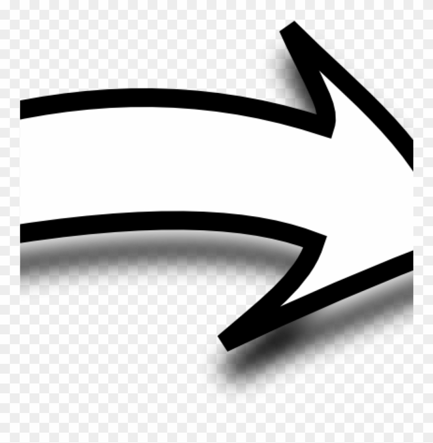 Arrow Clipart Black And White Curvy Clip Art At Clker - Arrows Clipart Black And White - Png Download