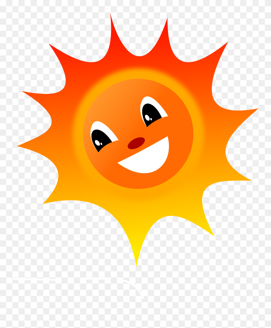 Smiley Sun Clip Art - Gif De Sol Png Transparent Png