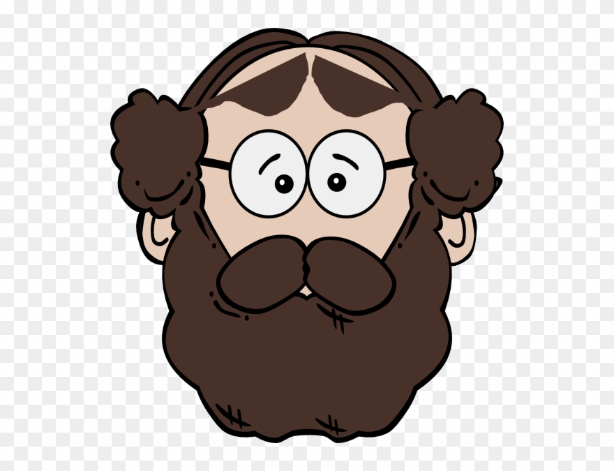 Person With Beard Clipart - Png Download