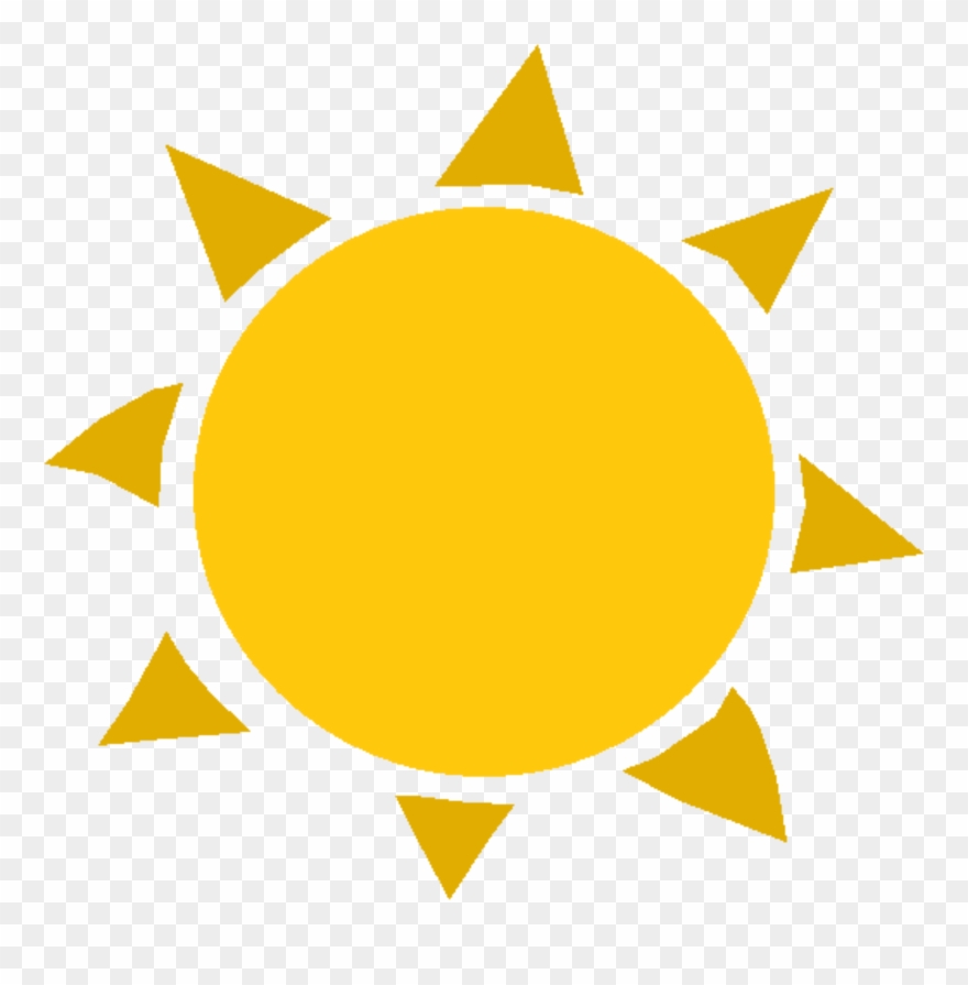 Clipart Of A Sun - Sunny Icon - Png Download