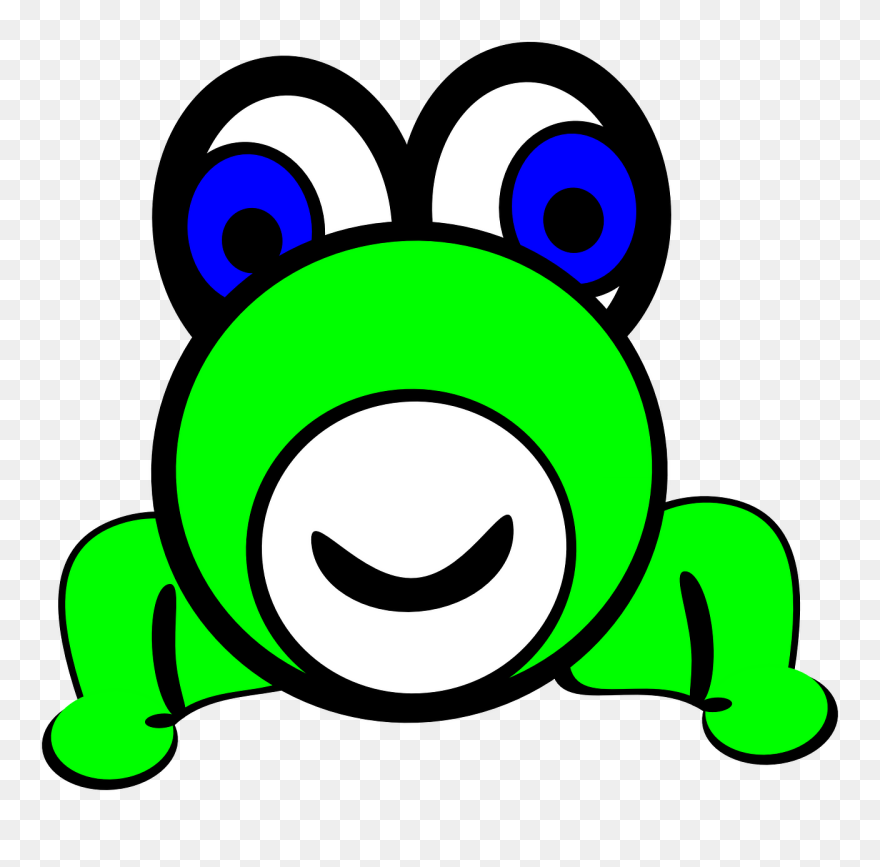 The Frog Prince Edible Frog Cartoon Drawing - Cartoon Frog Circle Face Clipart