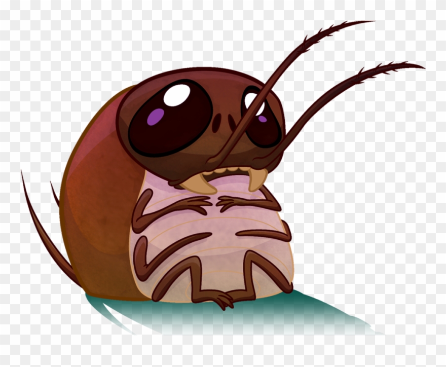 Cartoon - Roach Cartoon Clipart