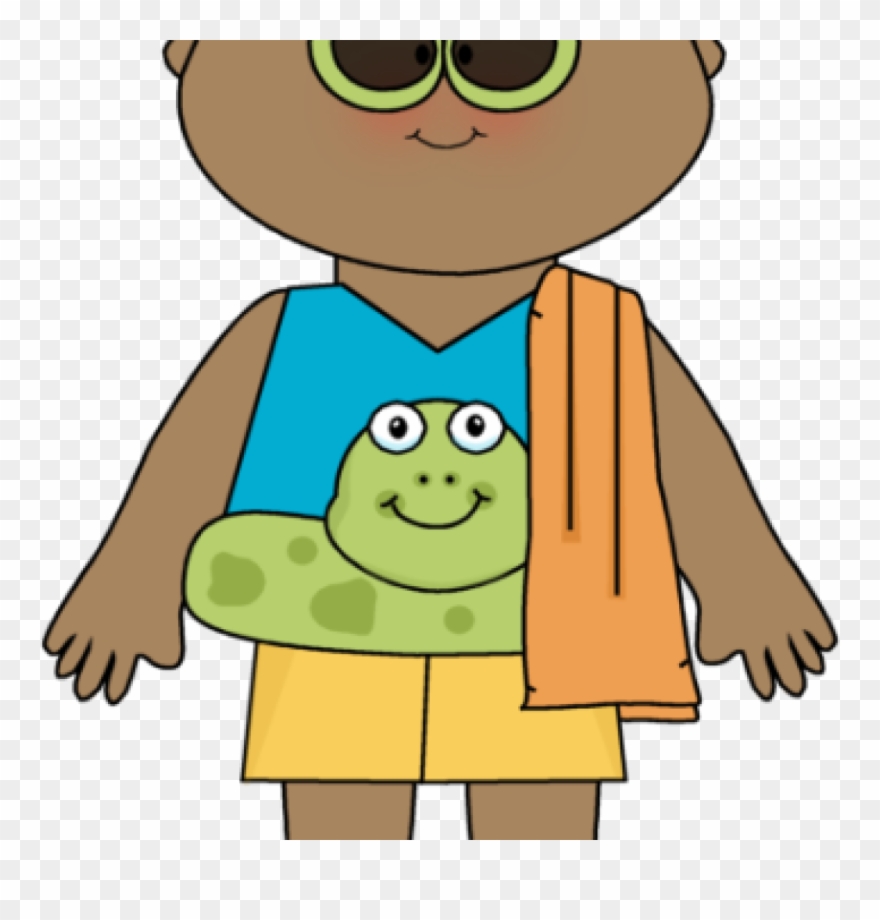 Kids Summer Clipart Free Clipart For Teachers Clothing - Boy In Summer Clothes Clipart - Png Download