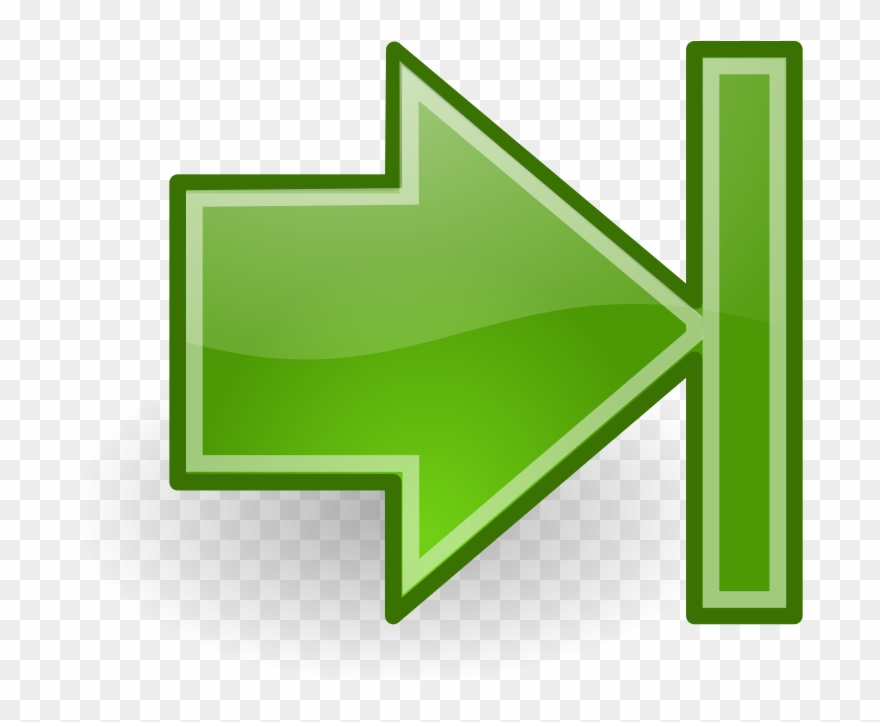 Go Last Clip Art - Right Green Arrow Png Transparent Png