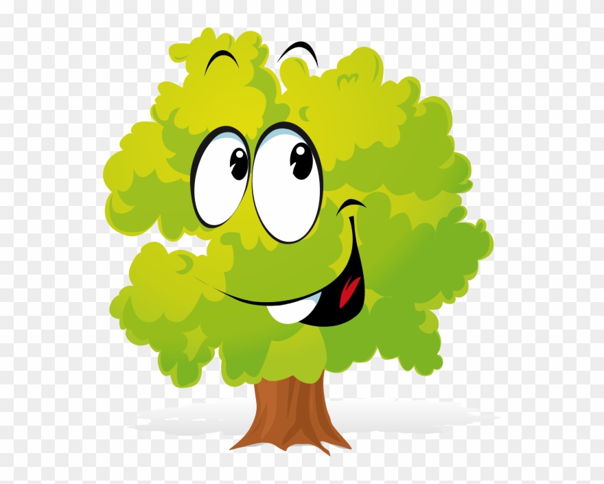 Free Cartoon Tree Clipart - Tree Cartoon Transparent Png