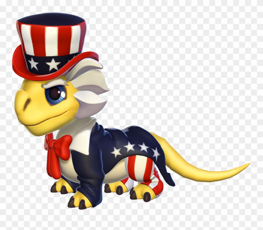 Uncle Sam Dragon Baby - Uncle Sam Clipart