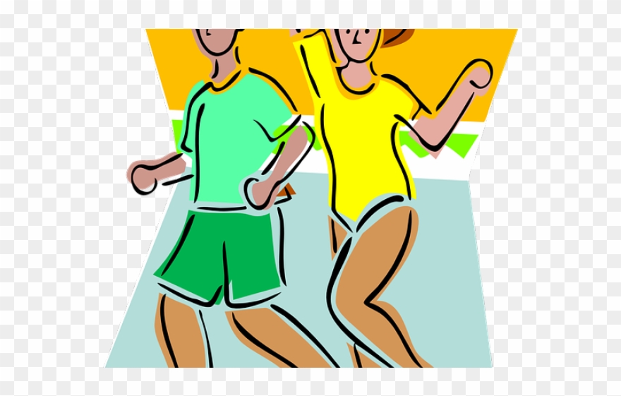 Aerobics Clipart Transparent - Healthy People Clipart - Png Download