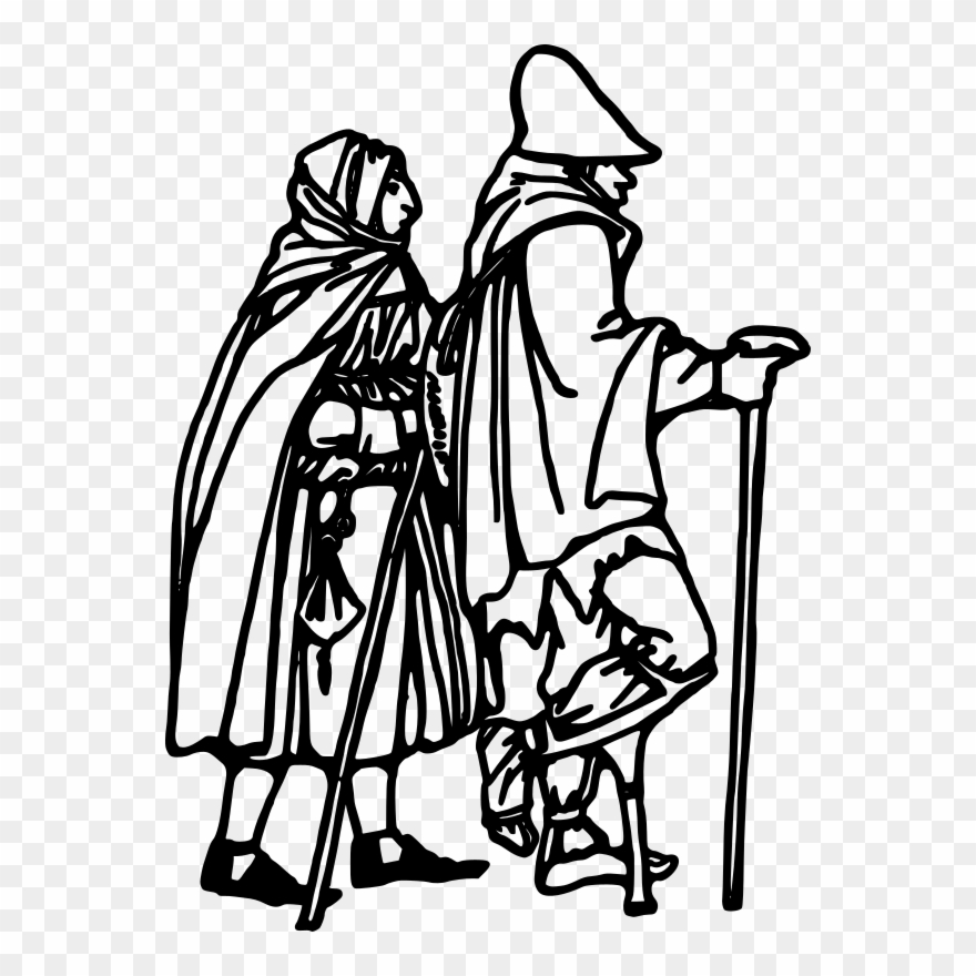 Poverty Group Of Poor People Begging Homelessness Computer - Vagabundos Dibujo Clipart