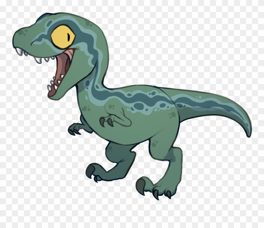 Clip Art Free Stock Claw Drawing Velociraptor - Baby Blue Jurassic World - Png Download