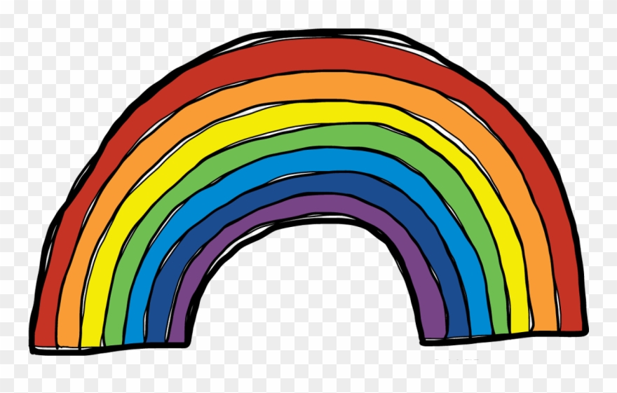 Rainbow Clip Art Free - Many Colours In A Rainbow - Png Download
