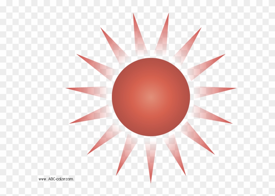 Raster Clipart Sun - Weather Pictogram - Png Download