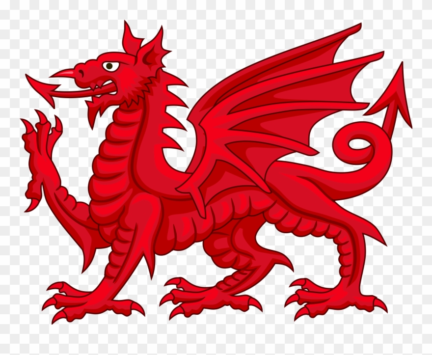 Red Dragon Wales Clipart