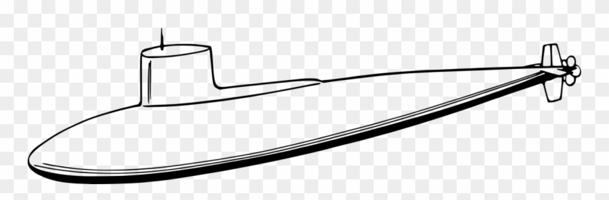 Submarine Computer Icons Drawing Public Domain - Clipart Of A Submarine - Png Download