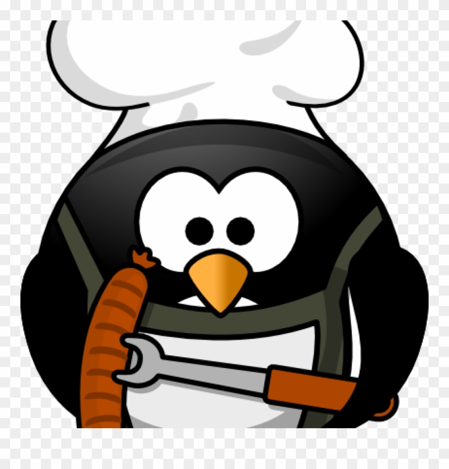 Bbq Images Clip Art Summer Bbq Party Clip Art Clipart - Bbq Penguin - Png Download