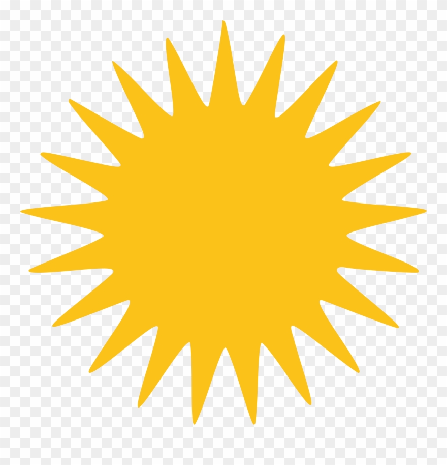 Yazidi Sun 21 Rays - Kurdistan Sun Clipart