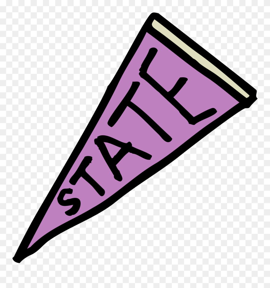 Original Png Clip Art File Pennant State Svg Images Transparent Png