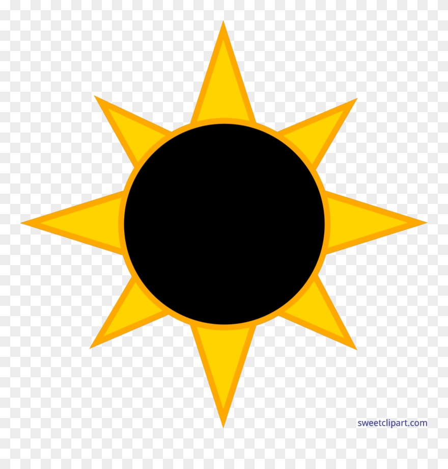 Solar Eclipse Sun Clip Art - Solar Eclipse Clip Art - Png Download