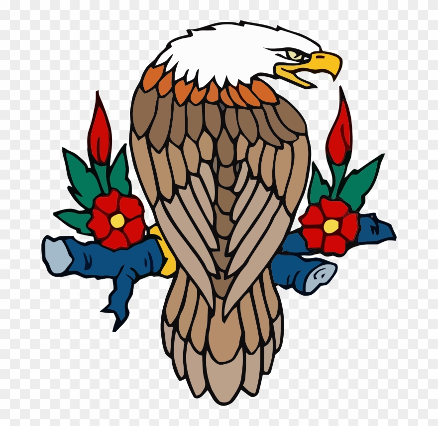Perch - Bald Eagle Cartoon Perched Png Clipart