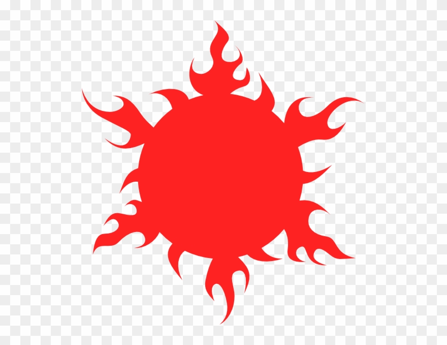 Blazing Sun Svg Clip Arts 558 X 598 Px - Png Download