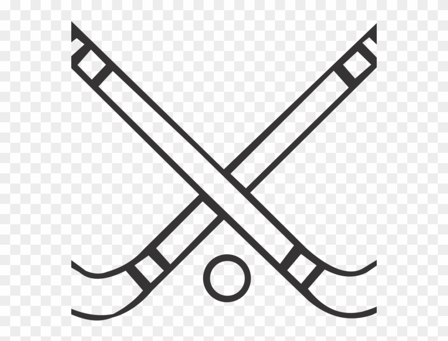 Field Hockey - Hammer Line Art Clipart