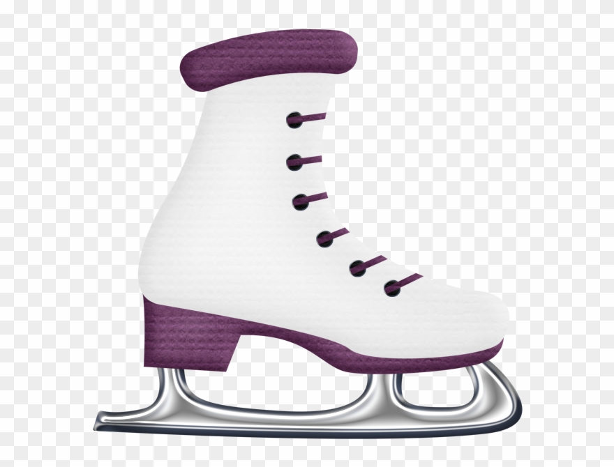 Ice Skate * - Pink Ice Skates Clipart - Png Download