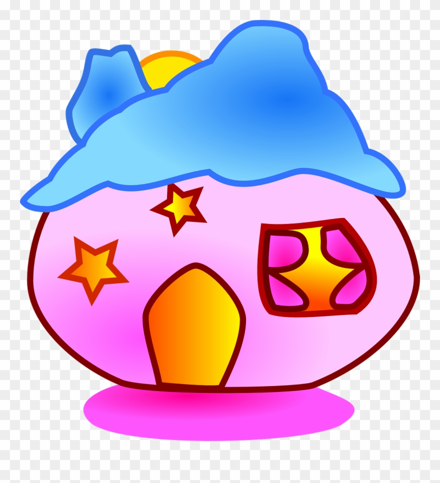 Free Vector Homes Clipart Clip Art - Round House Cartoon - Png Download