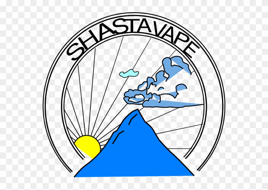 Mountain Logo Clip Art At Clker Com - Shasta Vape - Png Download