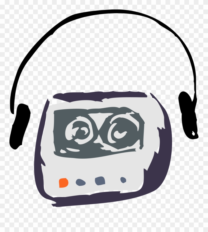 Cassette Player Large 900pixel Clipart, Cassette Player - Cassette Player Clip Art - Png Download