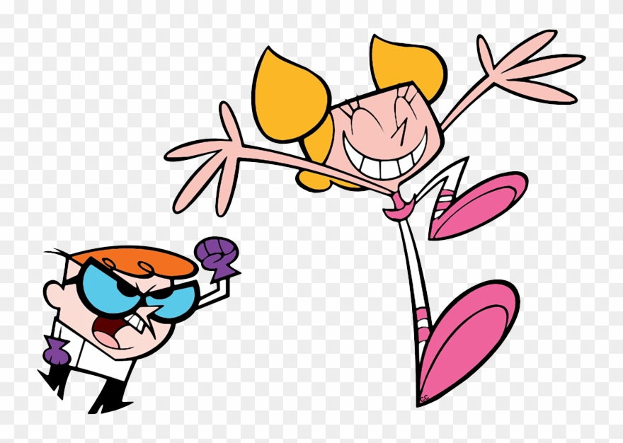 Dexters Laboratory Clip Art Cartoon Clip Art Dd Dexter - Dexter Y Dee Dee Png Transparent Png