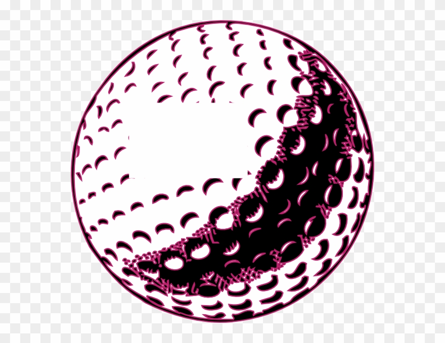 Golf Ball Clip Art Free Vector Clipart Images - Black And White Golf Ball - Png Download