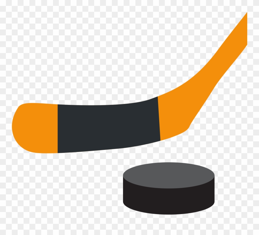 Open - Hockey Stick And Puck Transparent Clipart