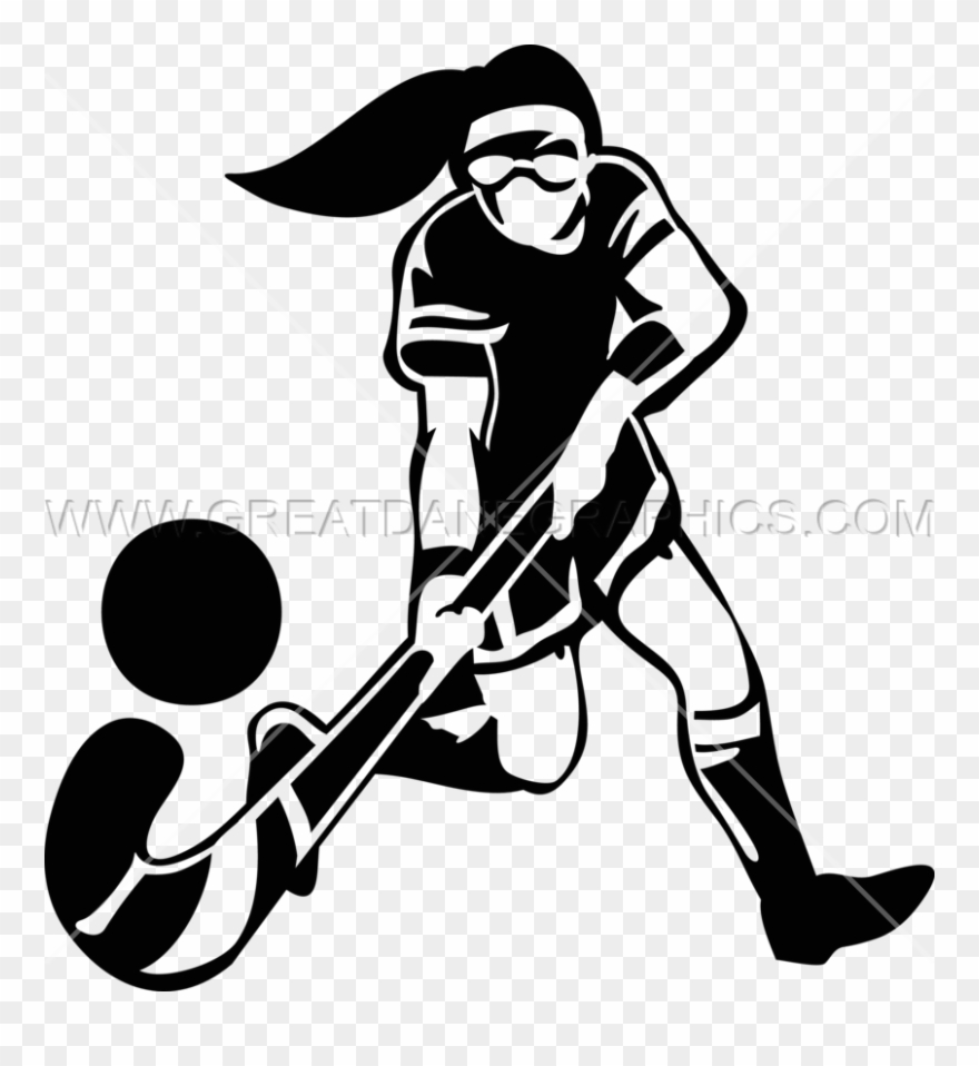 Female Field Hockey Production Ready Artwork For T - Field Hockey Clipart