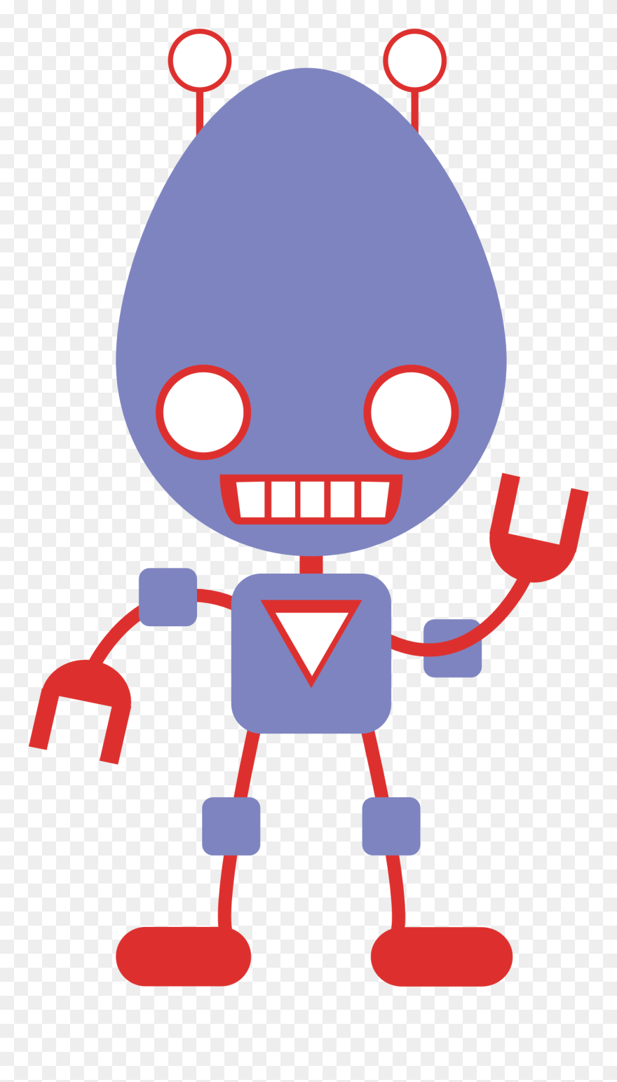 Robo 4 555px - Free Robot Png Clipart