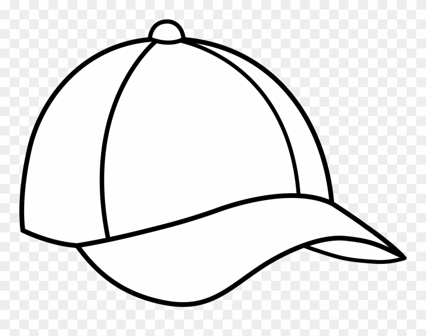 Download Baseball Cap Black And White Clipart (53365) PinClipart