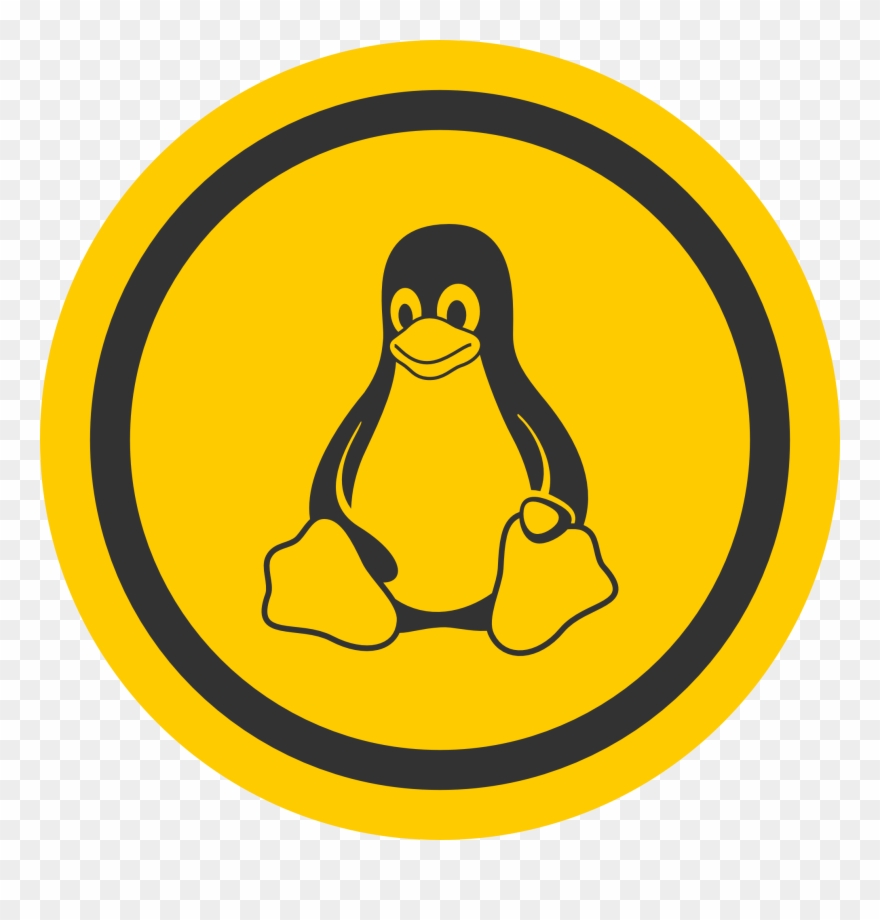 Tux Badge Penguin Linux Art Clipartist - Linux Logo Png Transparent Png
