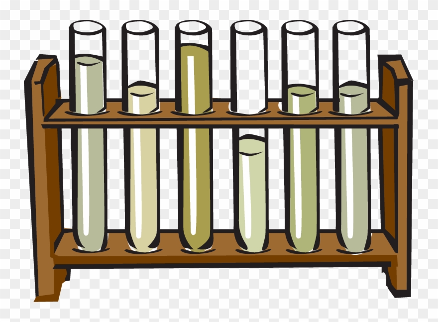 Test Tube Waving Clipart Free Clip Art Images - Test Tubes In A Rack - Png Download