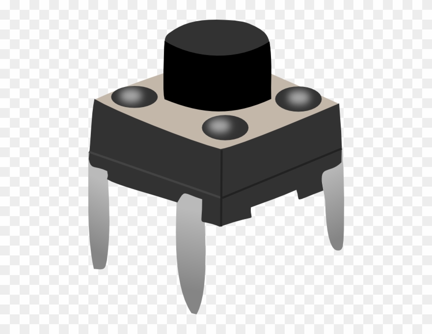 Free Vector Electronic Calliper / Button Clip Art - Button Electronic - Png Download
