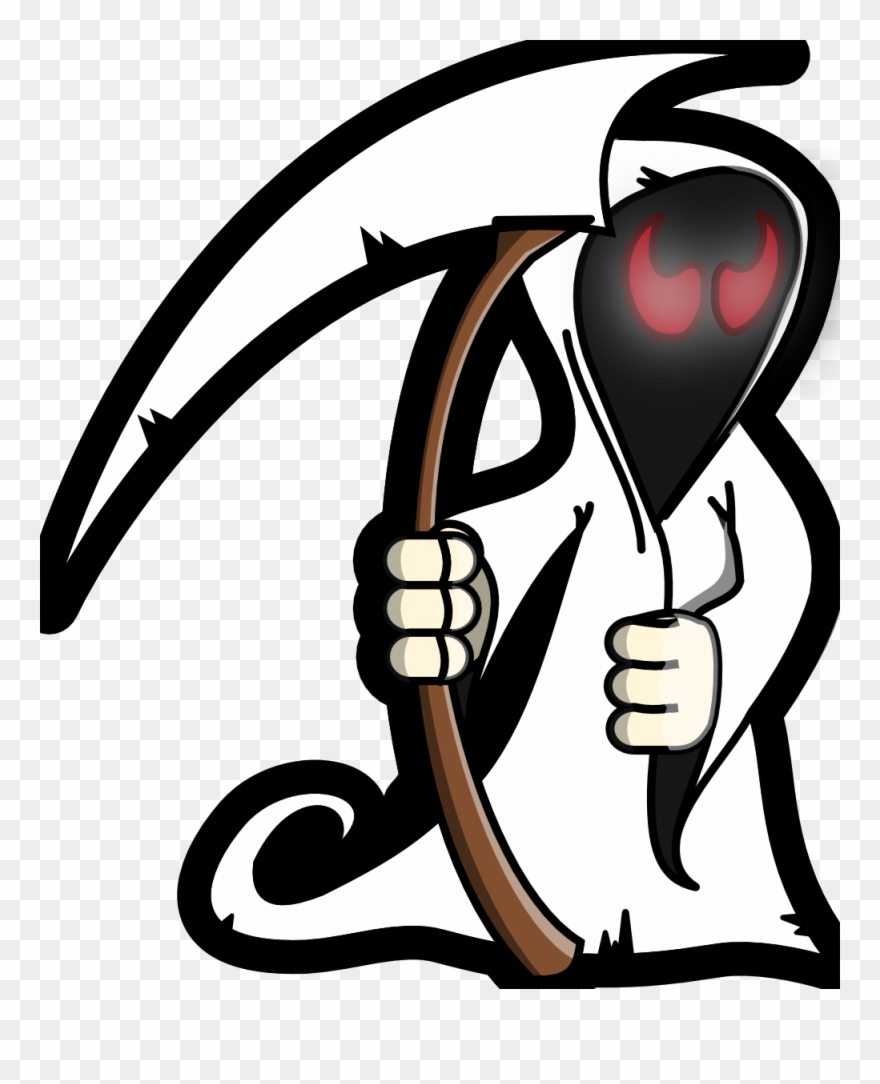 Grim Reaper Clipart Hockey - Grim Reaper Logo Png Transparent Png