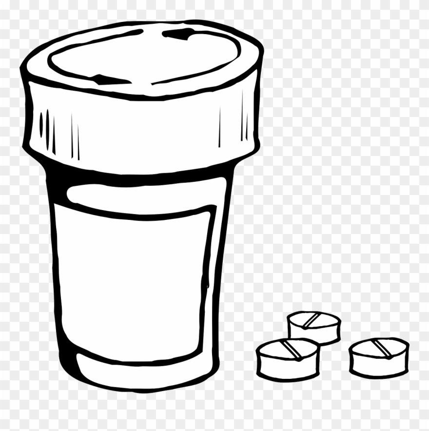 Hockey Puck Clipart - Draw A Pill Bottle - Png Download