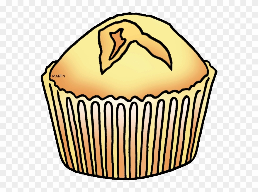 Massachusetts State Muffin - Corn Muffin Clipart - Png Download