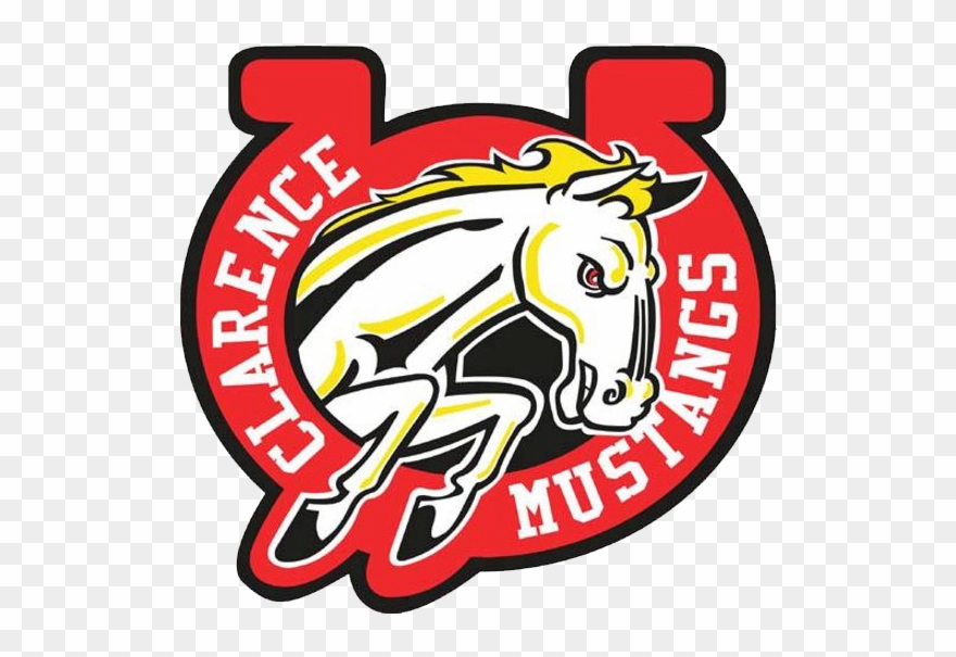 Clarence Mustangs Clipart