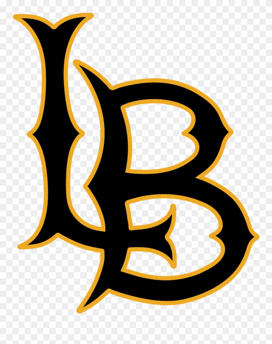 Clip Art Black And White Library File Long Beach State - Long Beach State Basketball Logo - Png Download
