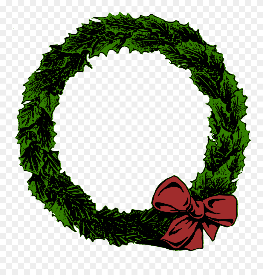 Christmas Wreaths Christmas Day Clip Art Christmas - Christmas Wreath Vector Png Transparent Png