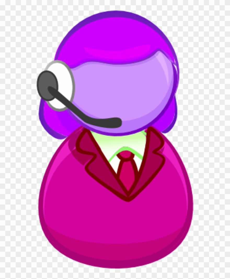 Female - Customer Service Clip Art - Png Download
