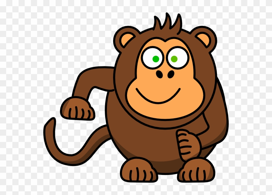 Carpet Cleaning Clipart - Cartoon Monkey - Png Download