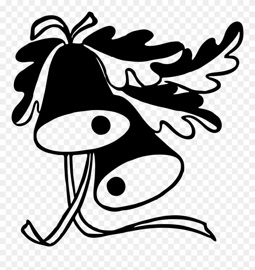 Clip Art Christmas Christmas Day Drawing Computer Icons - Christmas Bell Black & White - Png Download