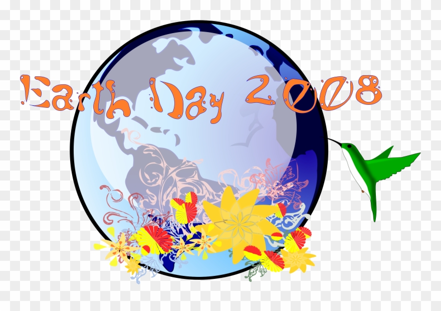 Clipart Earth Day - Earth Day 2008 Logo - Png Download