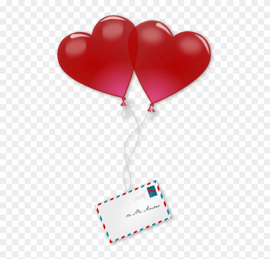 5,245 Free Heart Clip Art Images Clip Art Images Free, - 2 Heart Balloons - Png Download