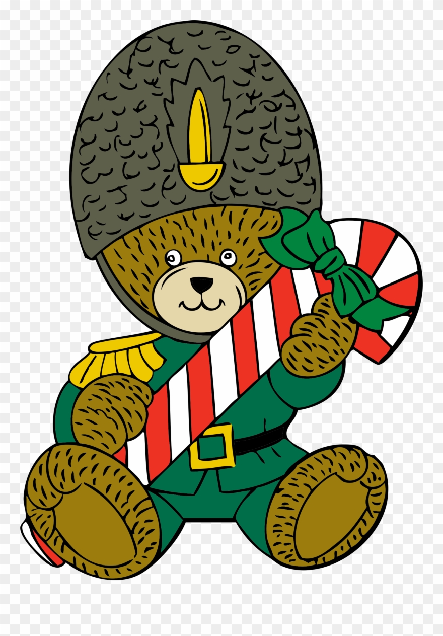 Clip Art Christmas Christmas Bear Christmas Day Computer - Border Guard Clip Art - Png Download