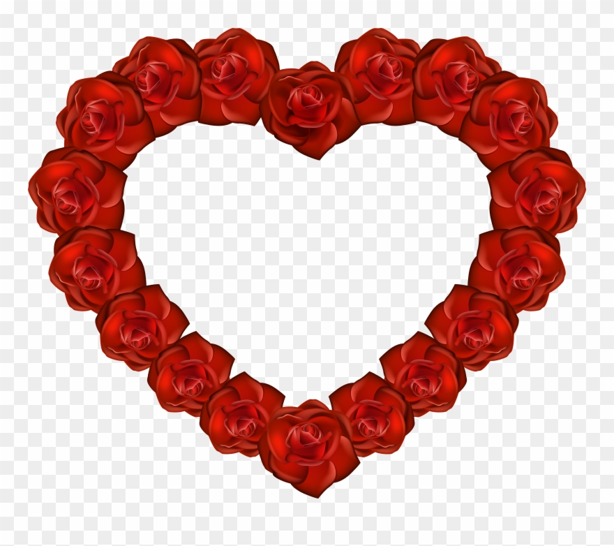 Rose Heart Png Transparent Clip Artu200b Gallery Yopriceville - Red Rose Heart Png